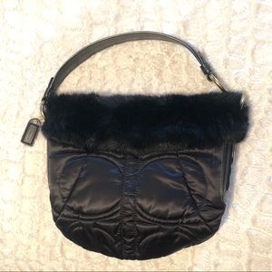 Coach Signature LE Rabbit & Nylon Hobo